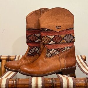 Brown Heeled Boots for Women